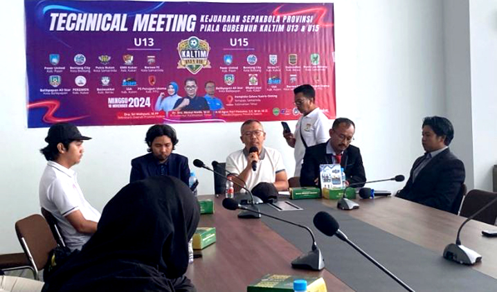 Kejuaraan Sepak Bola U13 dan U15, Rasman Rading Pimpin Technical Meeting