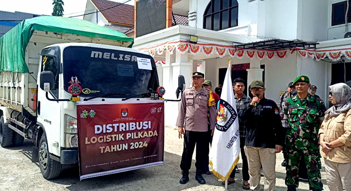 KPU Kukar Distribusikan Logistik Pilkada 2024 ke 20 Kecamatan