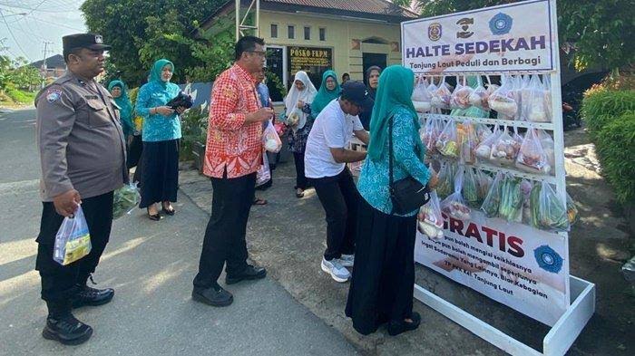 Untuk Mengurangi Beban Warga Kurang Mampu, Kelurahan Tanjung Laut Bontang Luncurkan Program ‘Halte Sedekah’