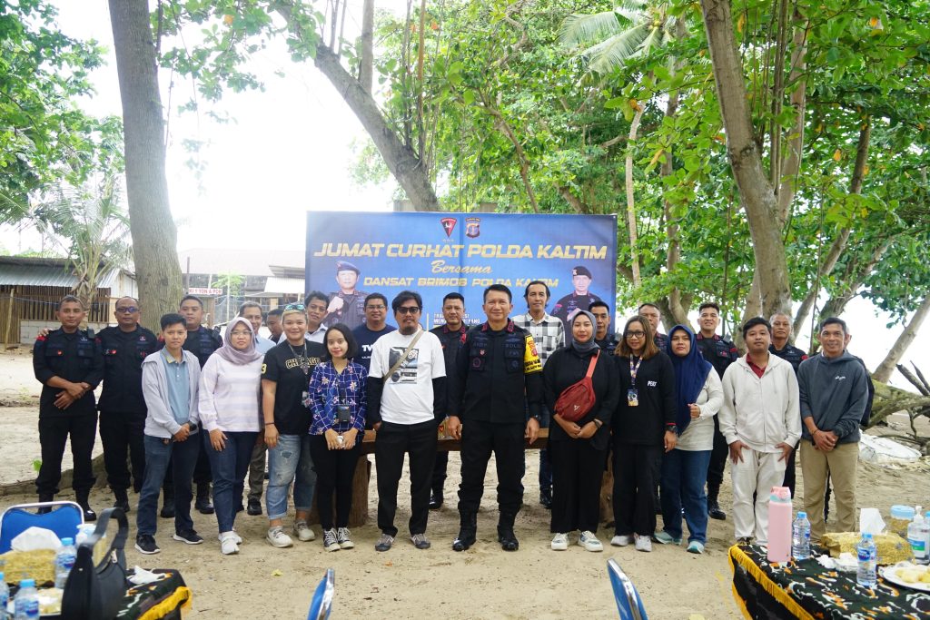 Brimob Polda Kaltim Gelar Jumat Curhat, Apresiasi Peran Media dalam Suksesnya Pilkada 2024