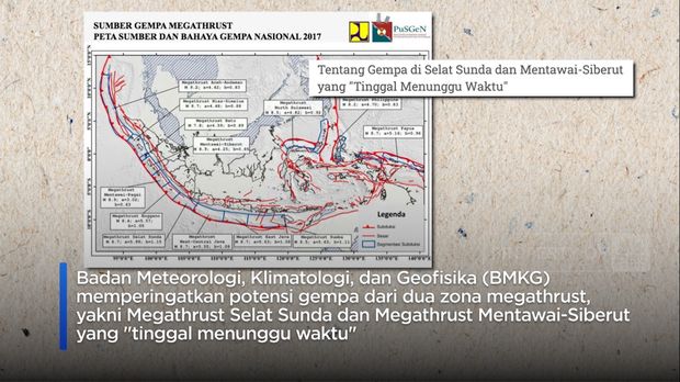Gempa Megathrust Indonesia Dinilai Hanya Menunggu Waktu, BMKG Sebut Ini Zona Merahnya