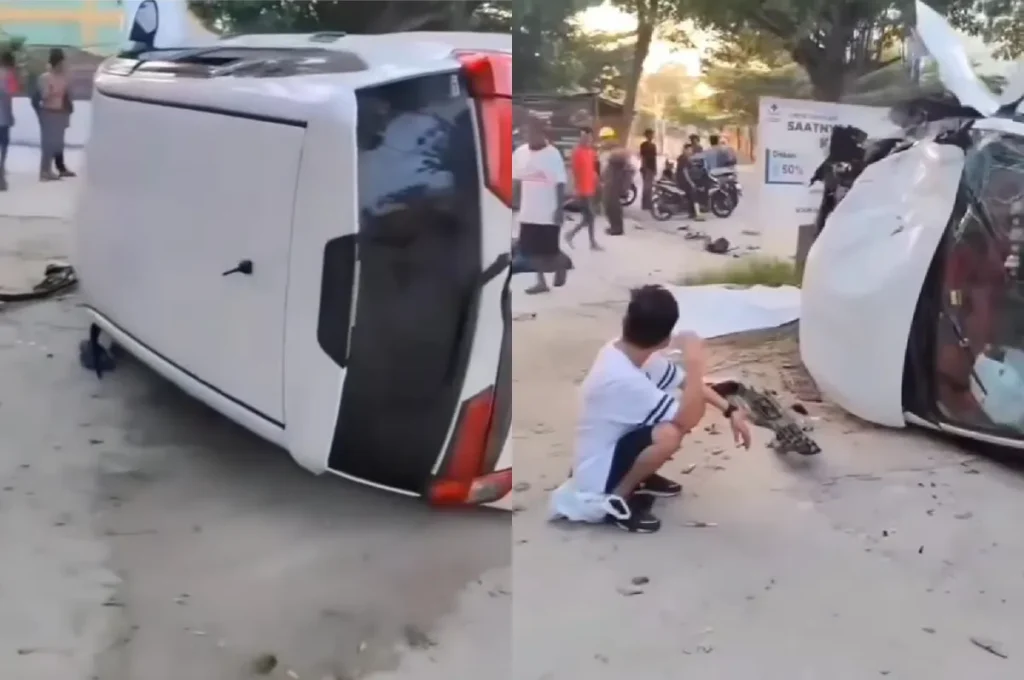 Kecelakaan Tragis: Usai Dugem, Pengemudi Tabrak Satu Keluarga hingga Meninggal