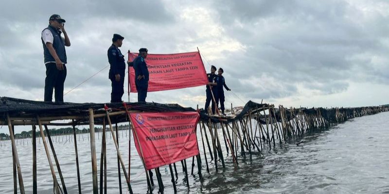 Presiden Prabowo Tegaskan: Pagar Laut di Tangerang Harus Dicabut