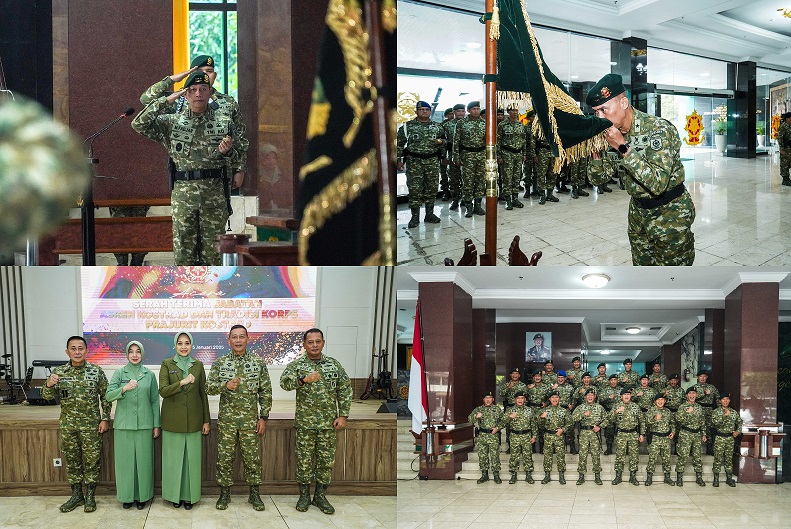 Pangkostrad Lakukan Sertijab Asren Kostrad dan Irdivif 3 Kostrad, Utamakan Kaderisasi dan Penyegaran.