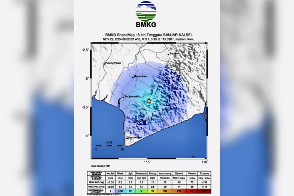 Kalimantan Diterjang 7 Gempa dalam Waktu 3 Minggu, Apa Penyebabnya?