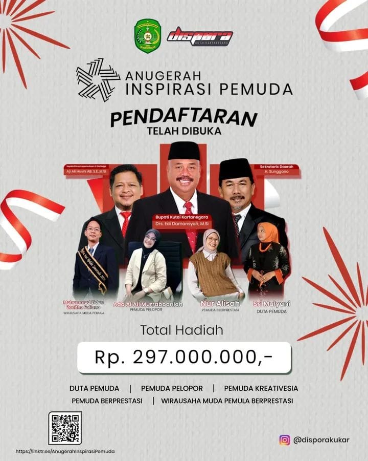 Ayo Pemuda Kukar Daftar Anugerah Inspirasi Pemuda 2025