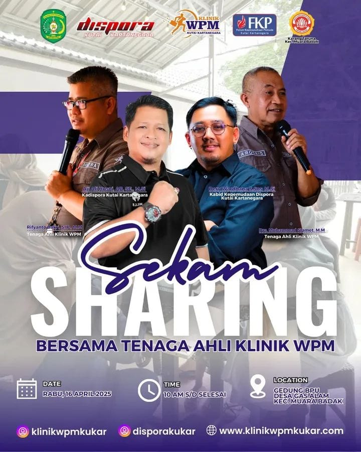 Dispora Kukar Dorong Wirausaha Muda Lewat “Sekam Sharing”