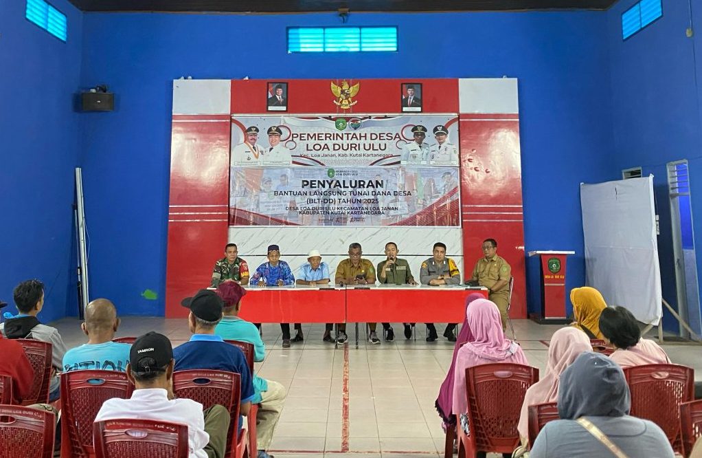 Penyaluran BLT-DD Loa Duri Ulu Libatkan Masyarakat dan Tokoh Lokal