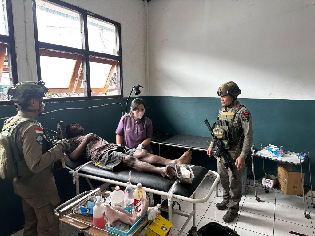 Aksi Cepat Satgas Damai Cartenz-2025, Korban Luka Terselamatkan