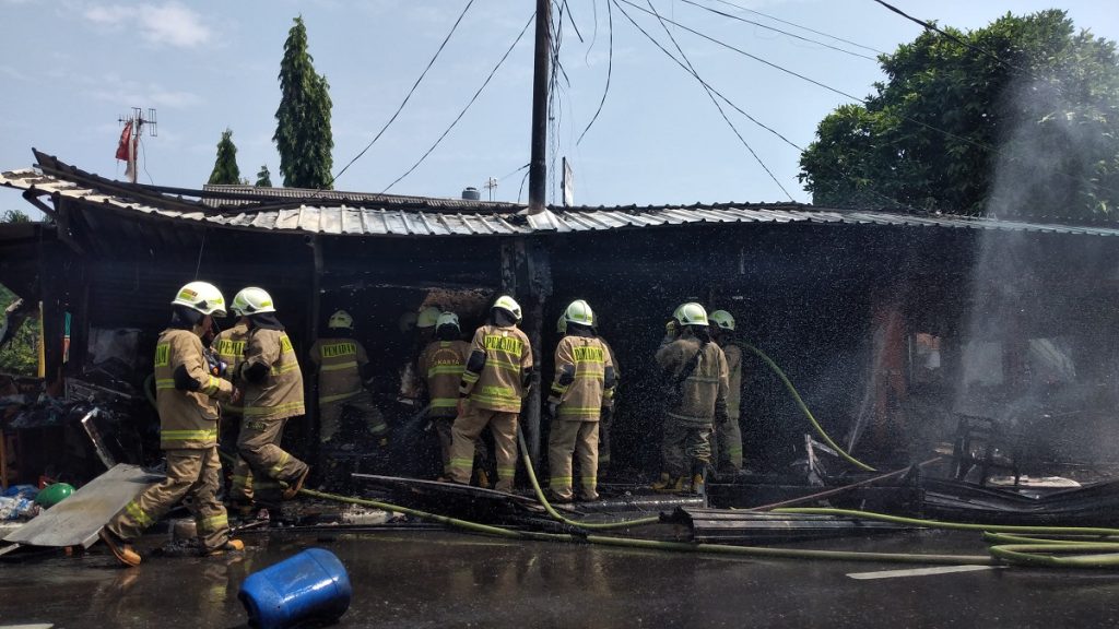 Kompor Gas Sebabkan Kebakaran di Jember