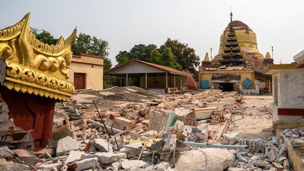 Gempa Dahsyat Myanmar Luluhlantakkan Mandalay
