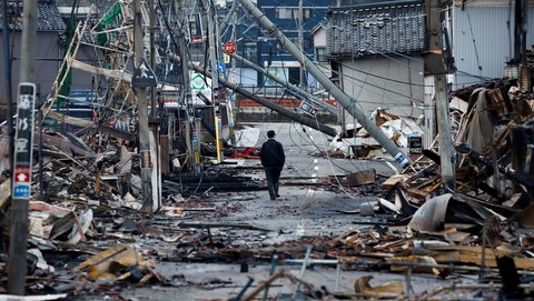 Jepang Diterjang Gempa, Korban Capai 30.000 Jiwa