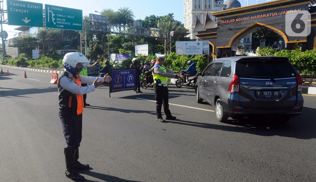 Ganjil Genap di Puncak 9–13 Mei 2025