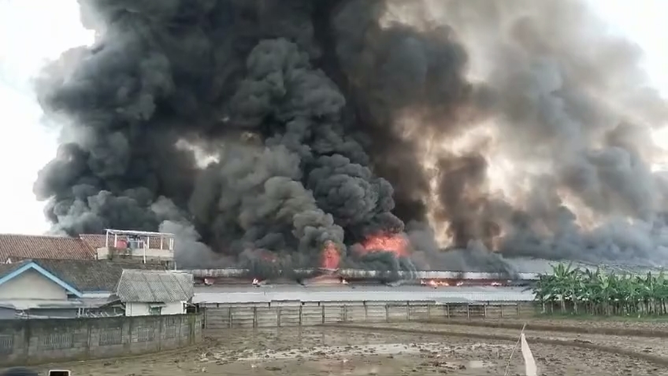 Pabrik Terbakar di Sleman, Tak Ada Korban