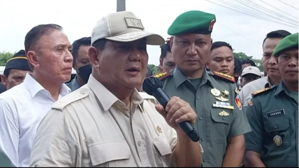 Prabowo Hadiri Halal Bihalal TNI AD