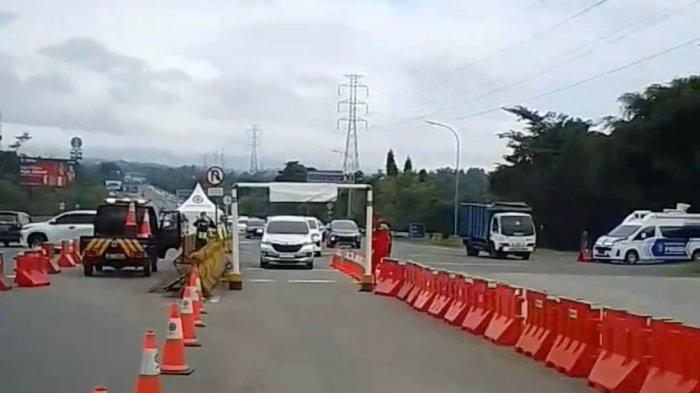 Contraflow Berlaku di Tol Jagorawi Km 44-46