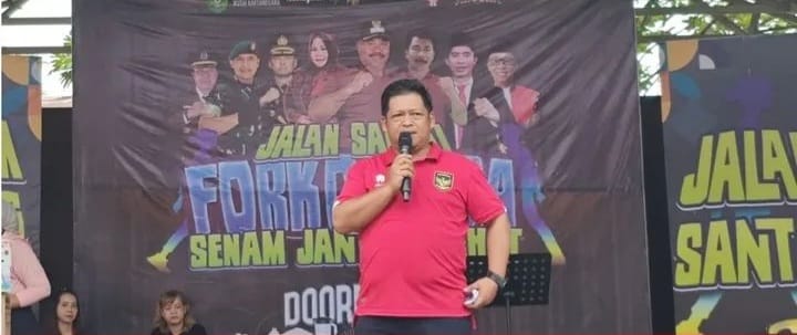 Dispora Kukar Dorong Gaya Hidup Sehat Lewat Jalan Santai dan Senam Jantung Sehat di Loa Duri Ilir