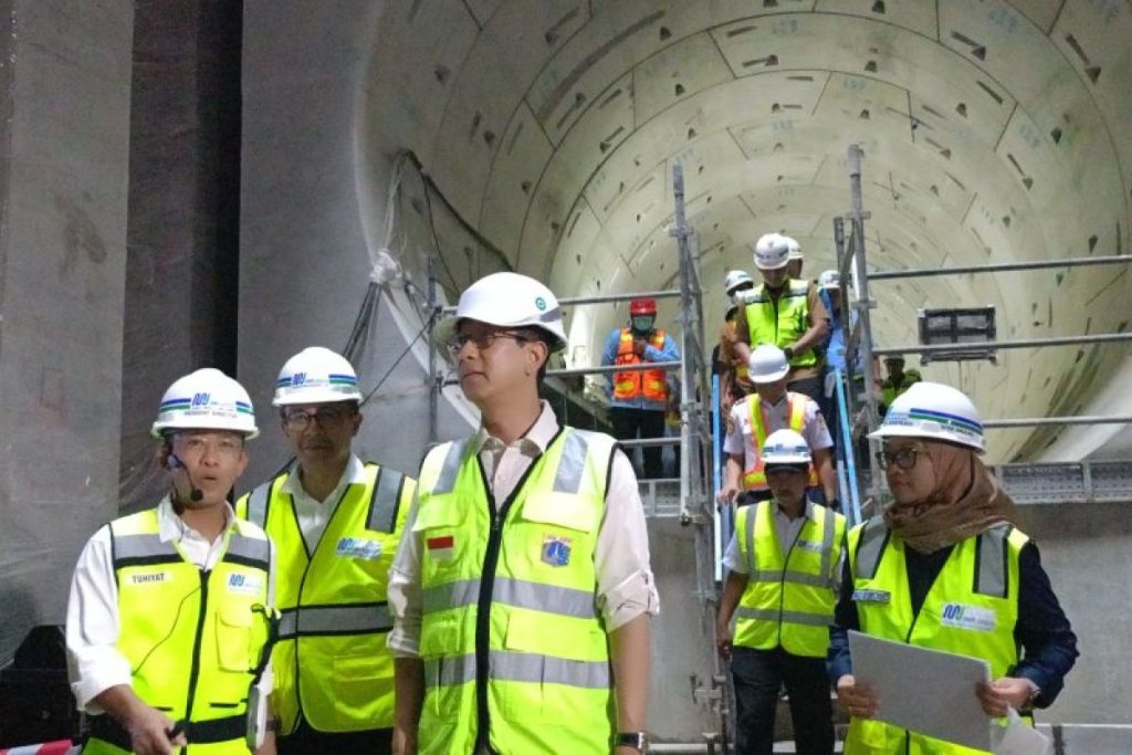 Pramono Resmikan Mesin Bor MRT Fase 2A