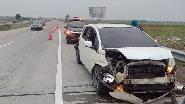 Kecelakaan di Tol Bocimi, Truk Kabur