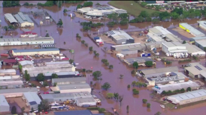 Australia Diterjang Banjir Besar