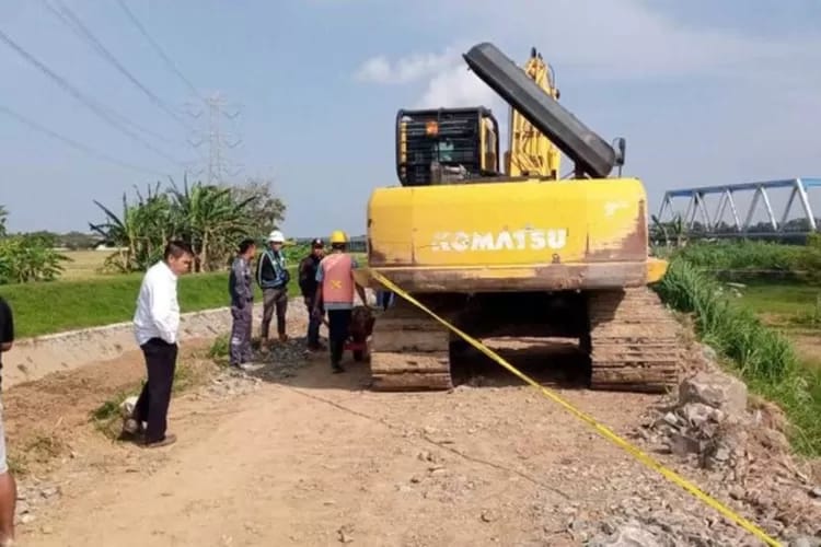 Stum Dicuri Pakai Crane, Pelaku Dibekuk