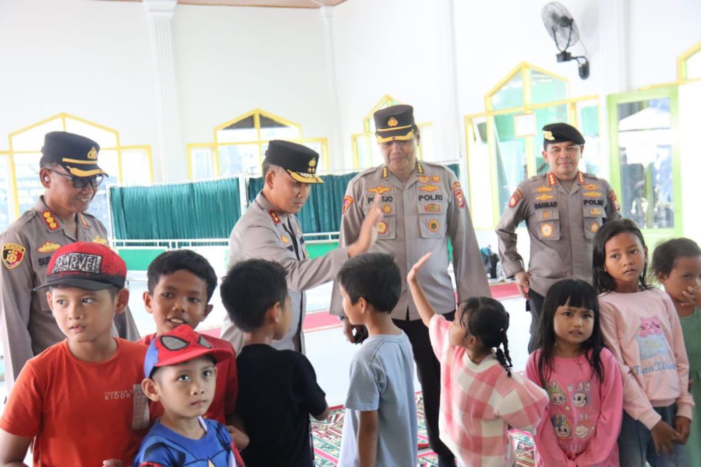 Kapolda Bengkulu Pantau Trauma Healing Korban Gempa