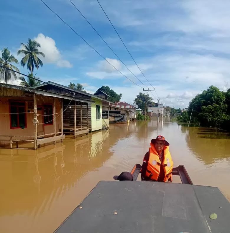 500 Bantuan Disalurkan ke Korban Banjir Nunukan