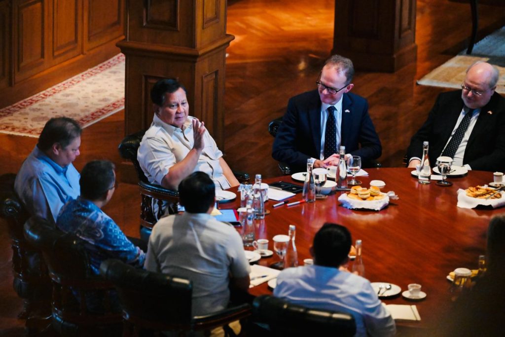 Prabowo Terima Delegasi Inggris Bahas Kerja Sama Pendidikan