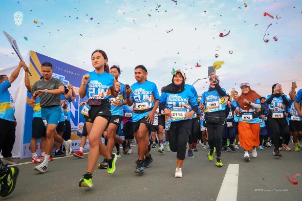 Ibu Kota Nusantara: 2.000 Peserta Meriahkan Fun Run For Media Kaltim