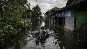 Tanggul Sungai Tuntang Jebol, 11 Desa di Demak Terendam Air