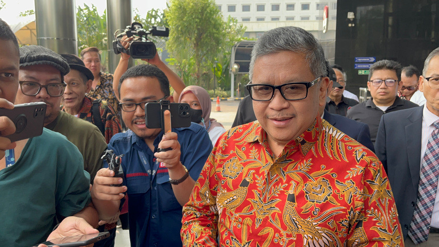 Kasus Harun Masiku, Hasto Jalani Pemeriksaan di Tipikor