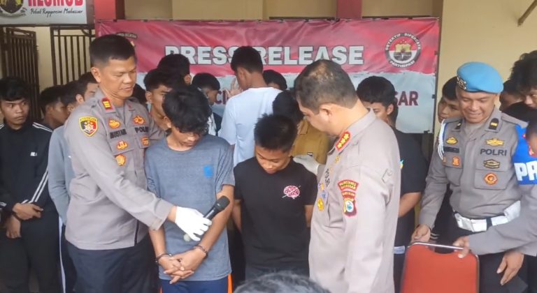24 Geng Motor Makassar Ditangkap