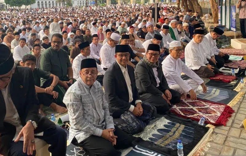 Anies Soroti Keadilan Kota di Khotbah Idul Adha