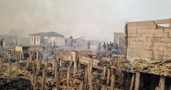 Kebakaran Hanguskan Rumah di Penjaringan Saat Idul Adha