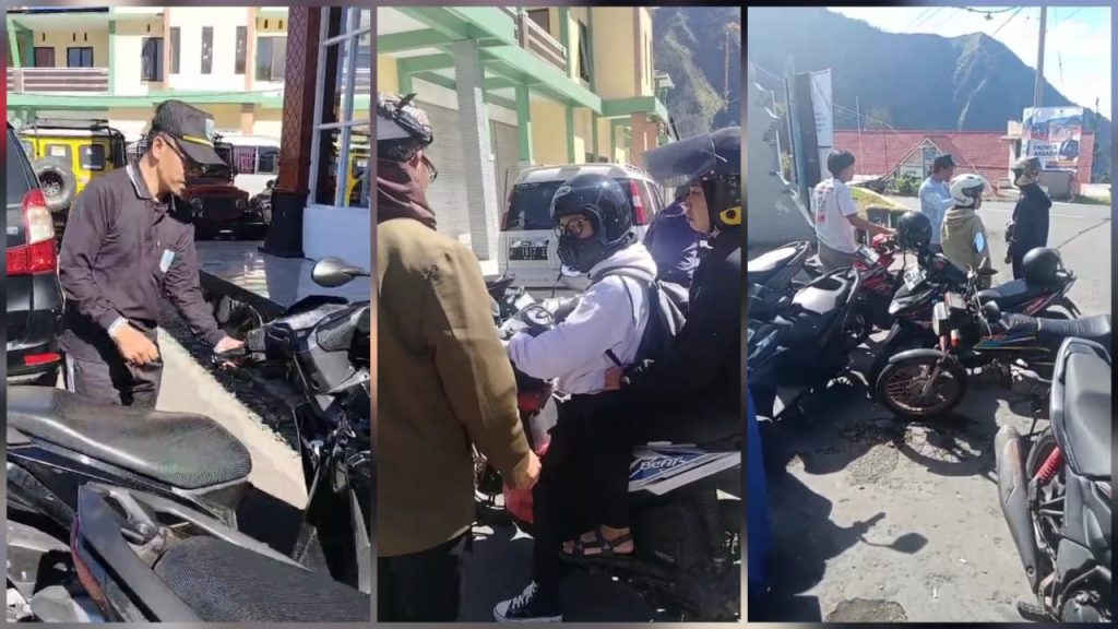 Pemdes Ngadisari Kewalahan Cegah Motor Matic ke Bromo