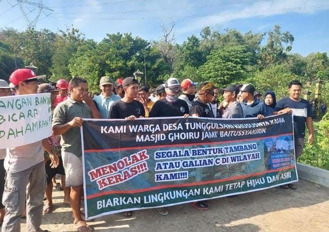 Warga Tunggulsari Protes Galian C Tanpa Sosialisasi