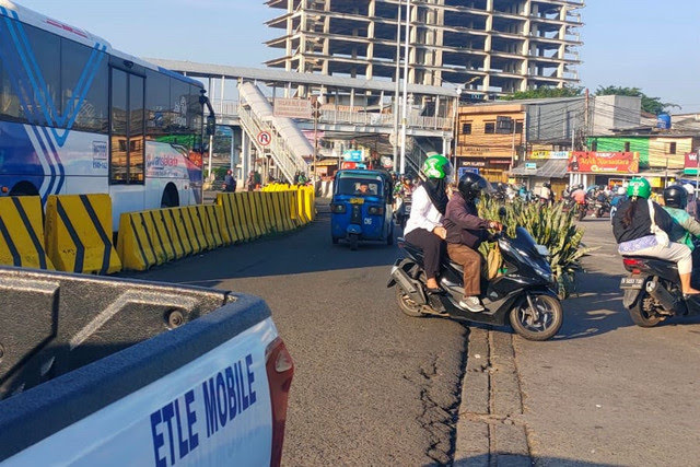 50 Motor Terekam Langgar Arus, Ditilang e-TLE