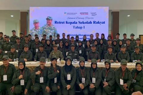 Retret Sekolah Rakyat Dimulai, Fokus Bangun Karakter dan Disiplin
