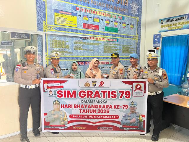 SIM Gratis Bagi Warga Meranti yang Lahir di Tanggal 7 dan 9 Juli