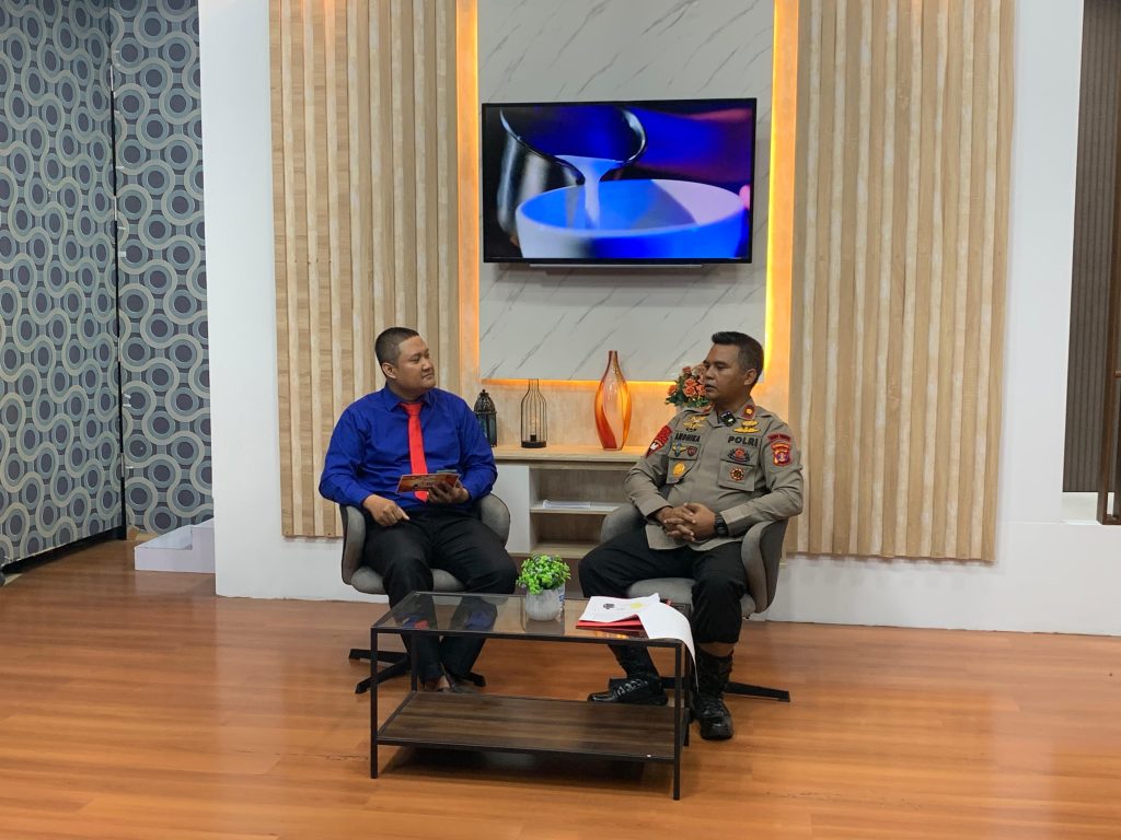 Brimob Kaltim Kupas Penanganan Darurat di Talkshow BTV