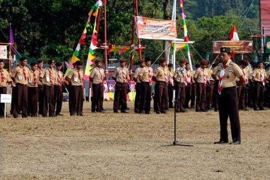 Ratusan Napi Ikut Perkemahan Pramuka di Cibinong