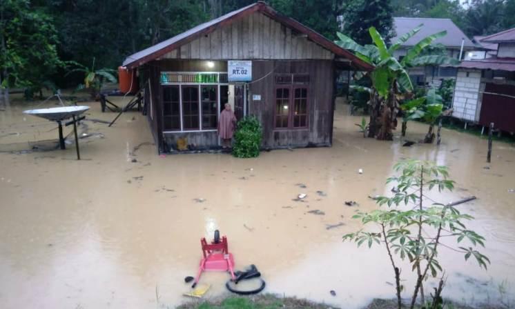 Banjir Landa RT 02 Sepaku, Warga Minta Normalisasi