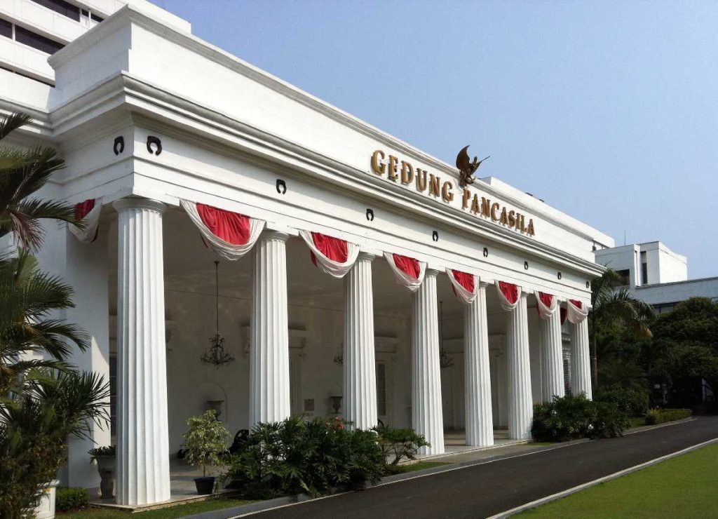 Upacara Pancasila, Jalan Dialihkan