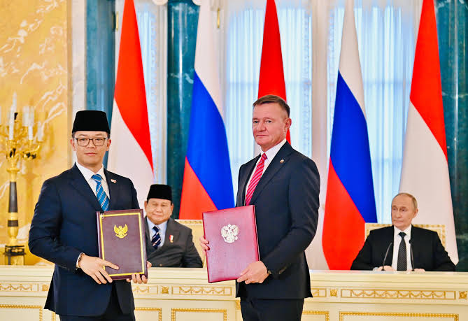 Prabowo dan Putin Saksikan Kesepakatan 4 Kerja Sama Indonesia-Rusia