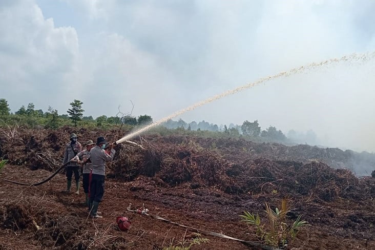 Karhutla Muarojambi Meluas, Petugas Terus Berjuang