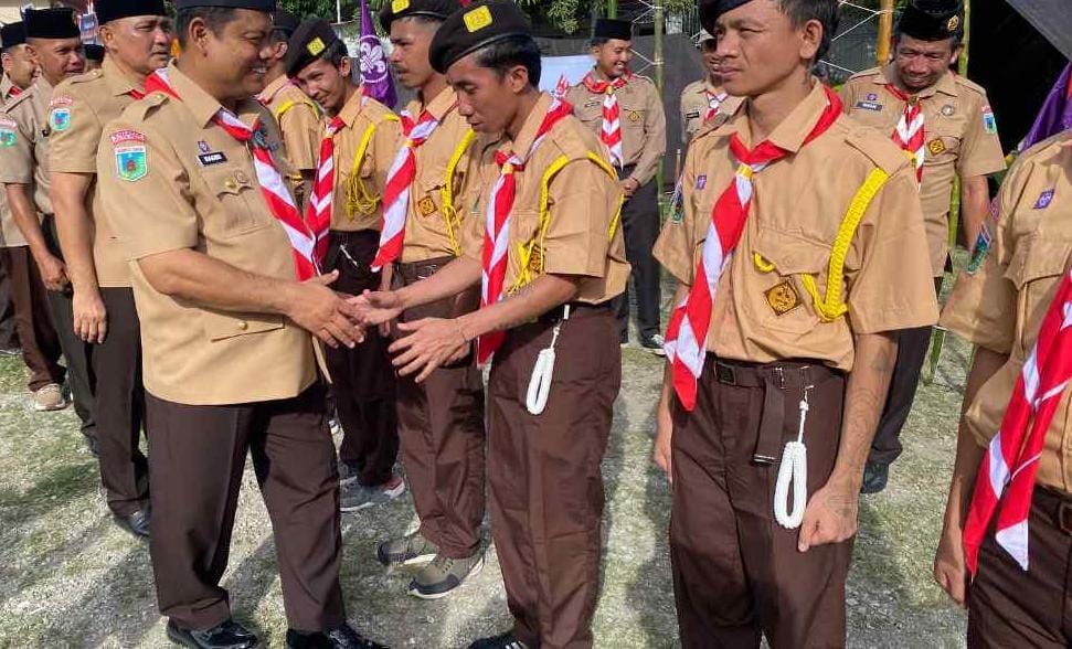 55 Narapidana Ikuti Perkemahan Pramuka di Lapas Karangasem