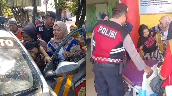 Ambulans Mogok, Ibu Hamil Dievakuasi Polisi