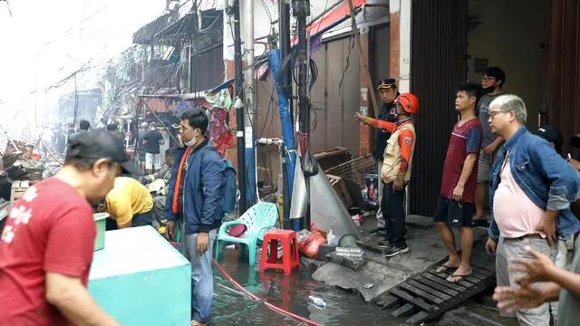 Api Berkobar 9 Jam di Tambora, Kerugian Capai Miliaran