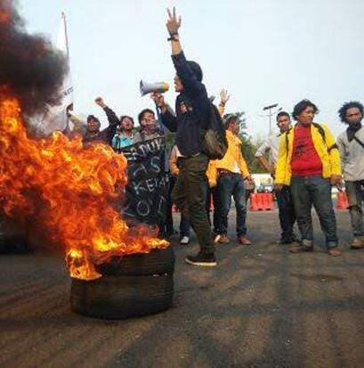 Unjuk Rasa HUT Bhayangkara, Mahasiswa Minta Kapolri Dicopot