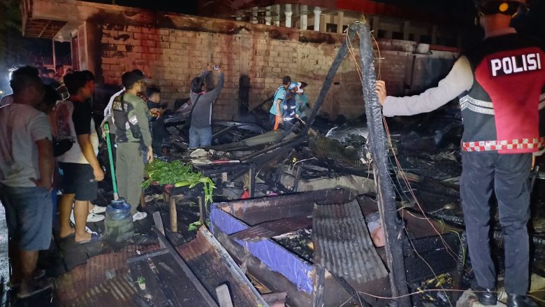 Enam Kios di Palangka Raya Ludes Terbakar